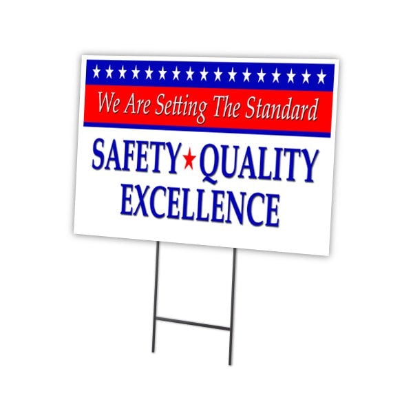 Signmission Setting Standard Yard & Stake outdoor plastic coroplast window, 24" x 18", C-1824 Setting Standard C-1824 Setting Standard - main